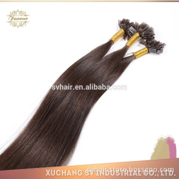 top quality I TIP human hair with long rope good market 100% human hair 7A factory price the best new style easy no shedding